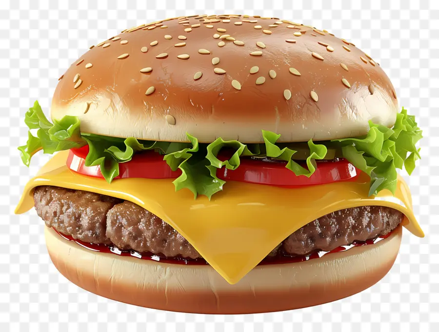 Hamburger，Laitue PNG