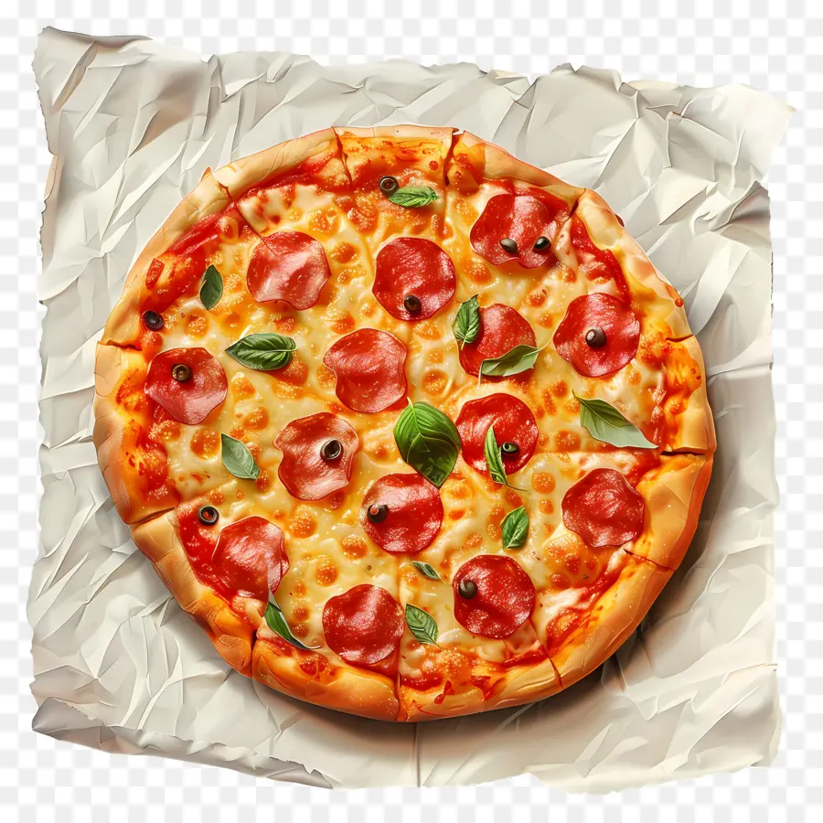 Pizza，Pizza Au Pepperoni PNG