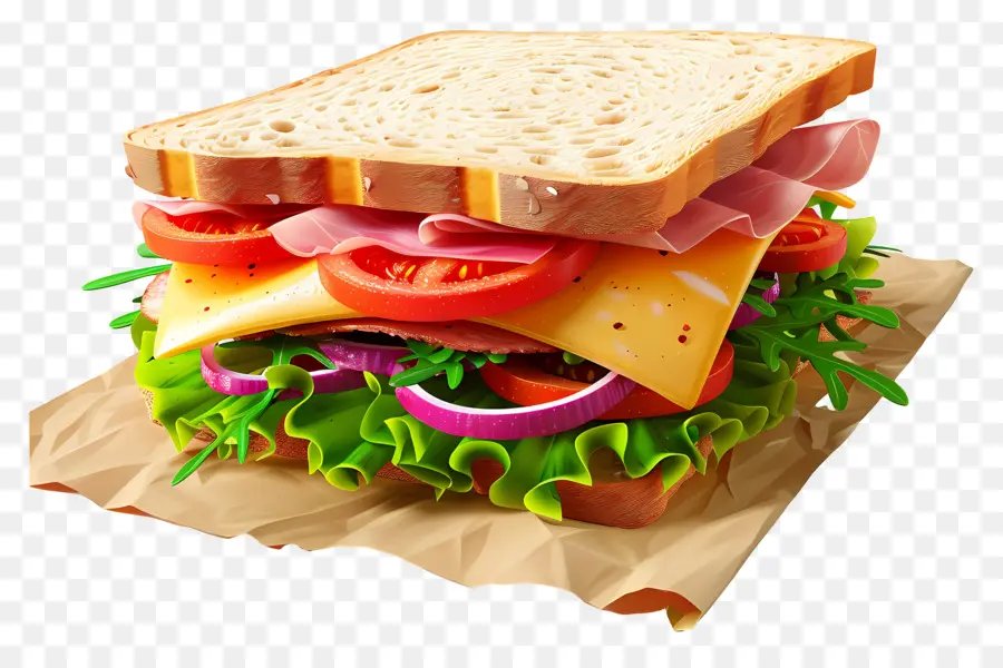 Sandwich，Légumes PNG