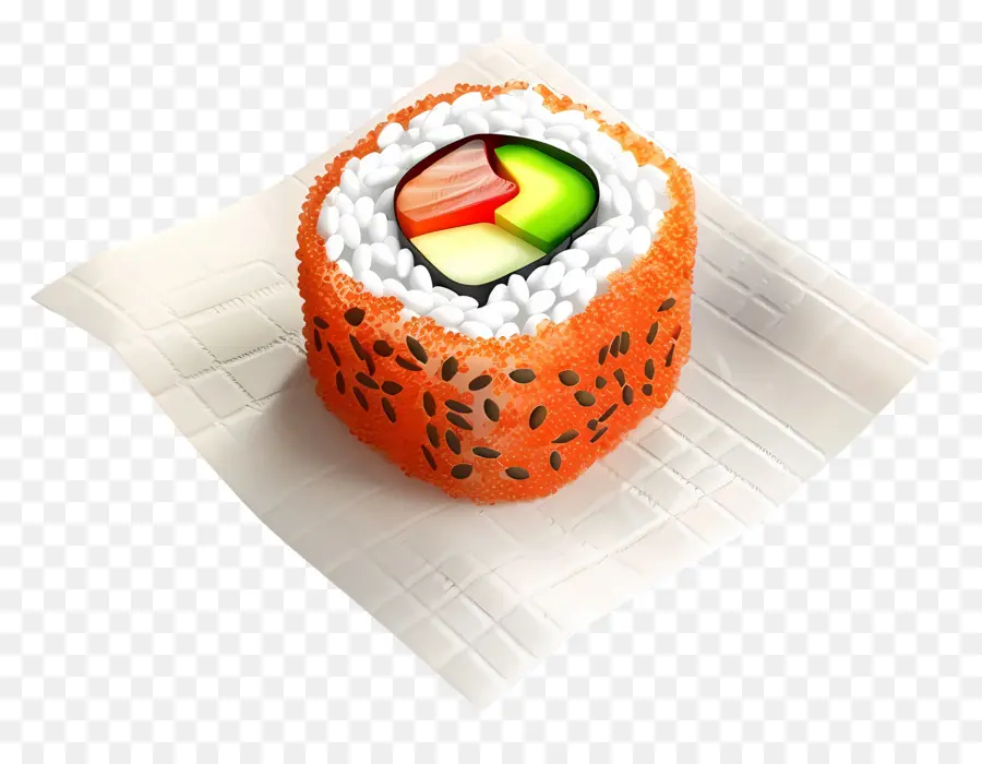 Rouleau De Sushi，Sushis PNG