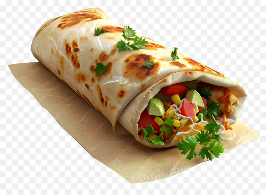 Burritos，Envelopper PNG