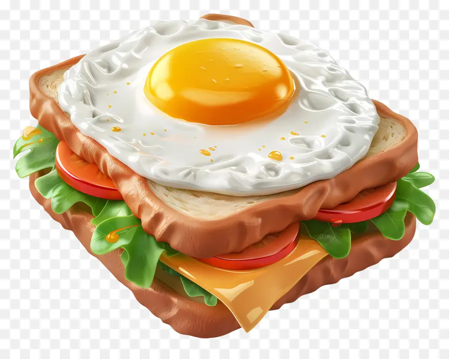 Sandwich，Sandwich Aux Oeufs PNG