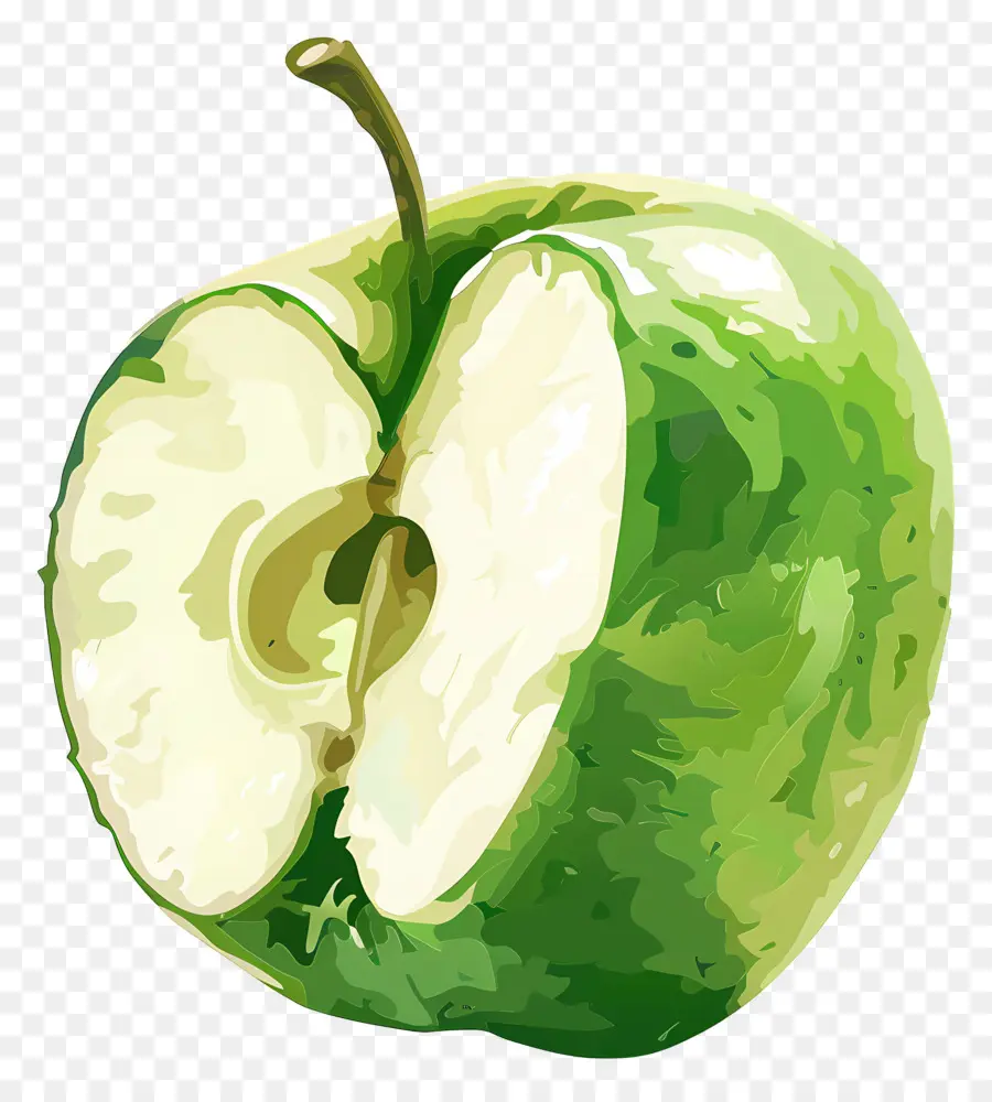 Pomme Verte，Moitié PNG