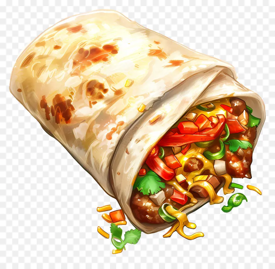 Burritos，Envelopper PNG