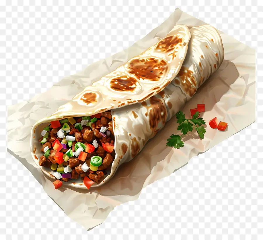 Burritos，Envelopper PNG