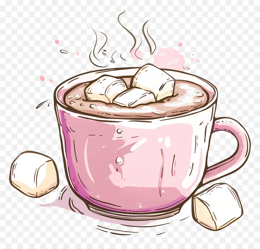 Chocolat Chaud Aux Guimauves，Chocolat Chaud PNG