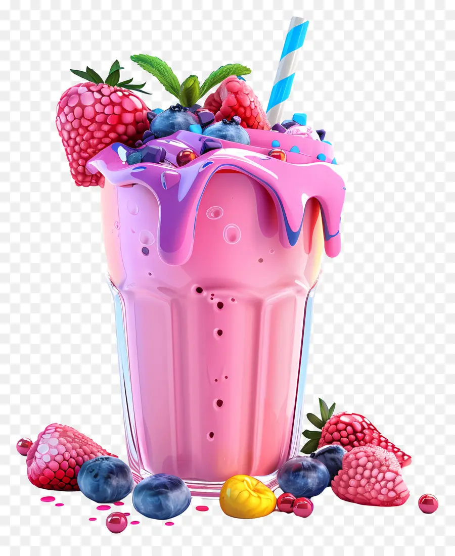 Smoothies，Smoothie Aux Baies PNG