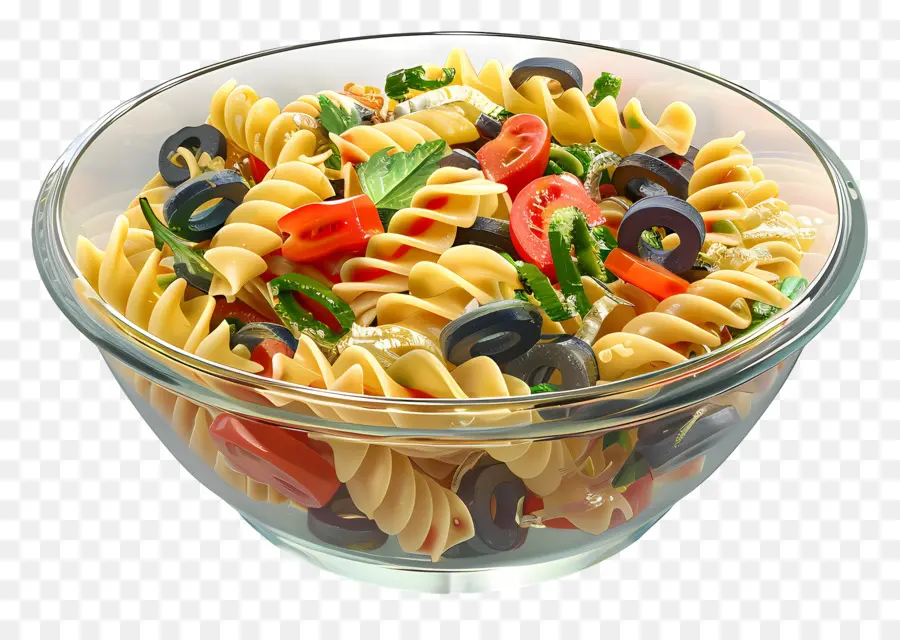 Salade De Pâtes，Fusilli PNG