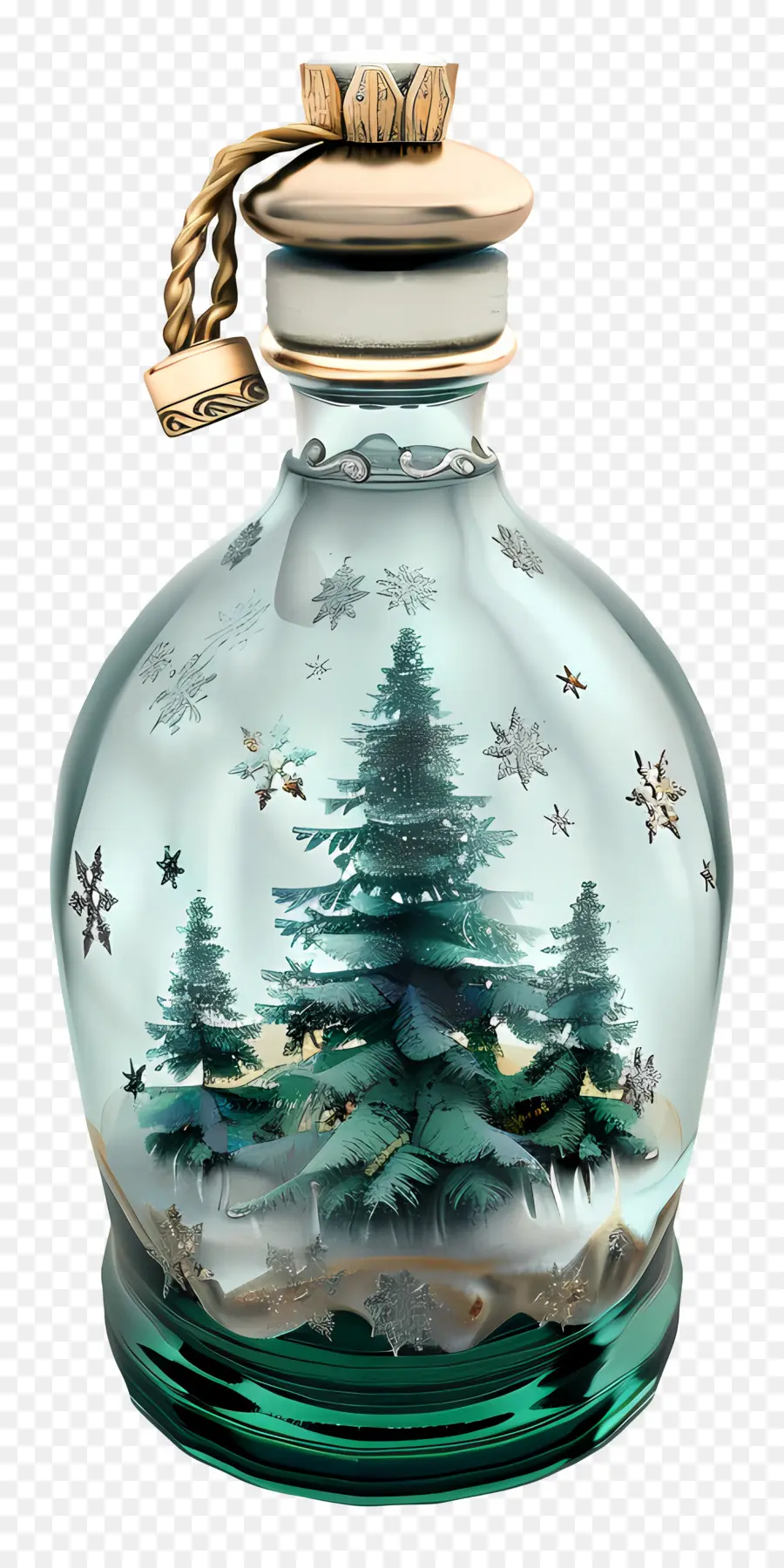 Bouteille De Noël，Bouteille PNG