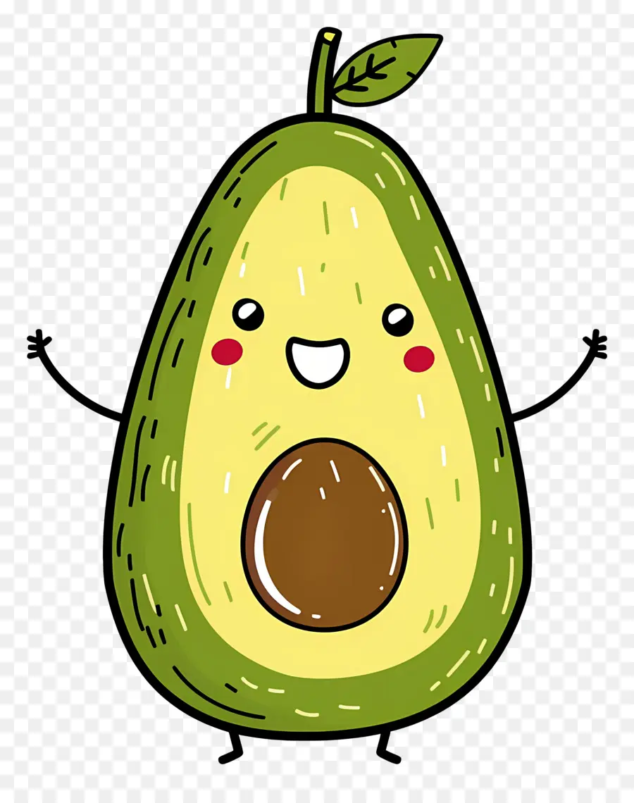 Avocat，Avocat De Dessin Animé PNG