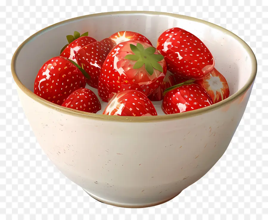 Bol De Porridge，Bol De Fraises PNG