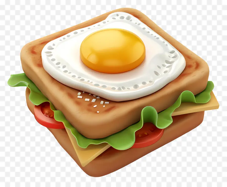 Sandwich，Sandwich Aux Oeufs PNG