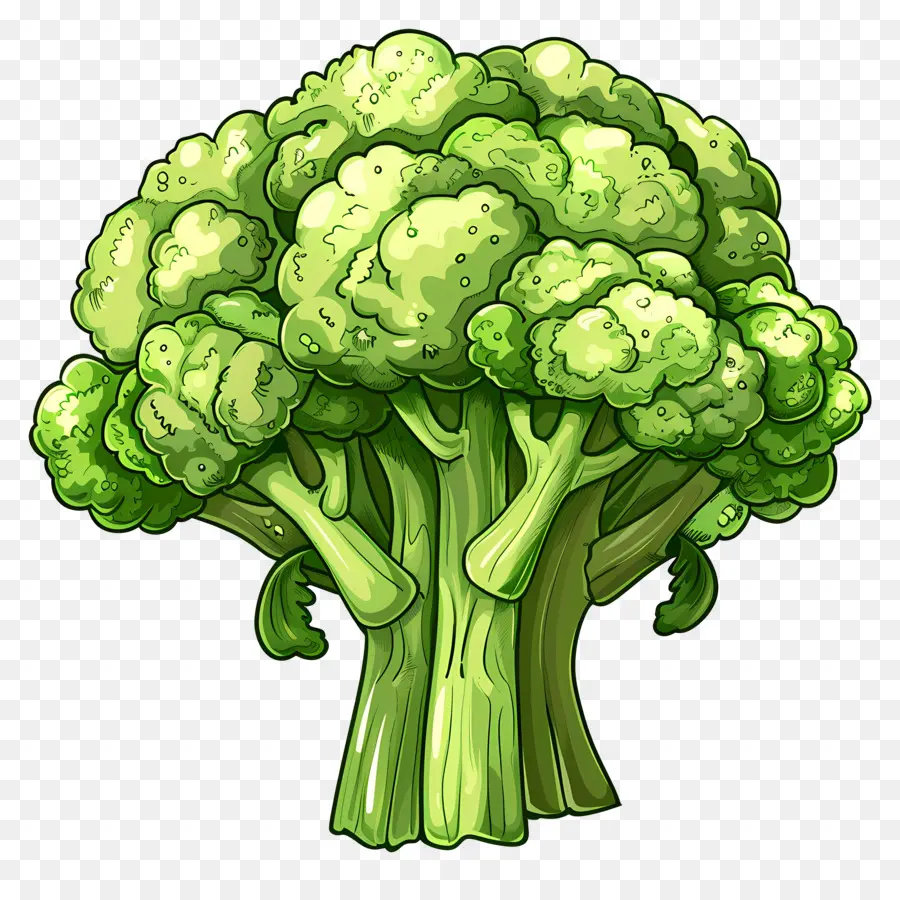 Brocoli，Vert PNG