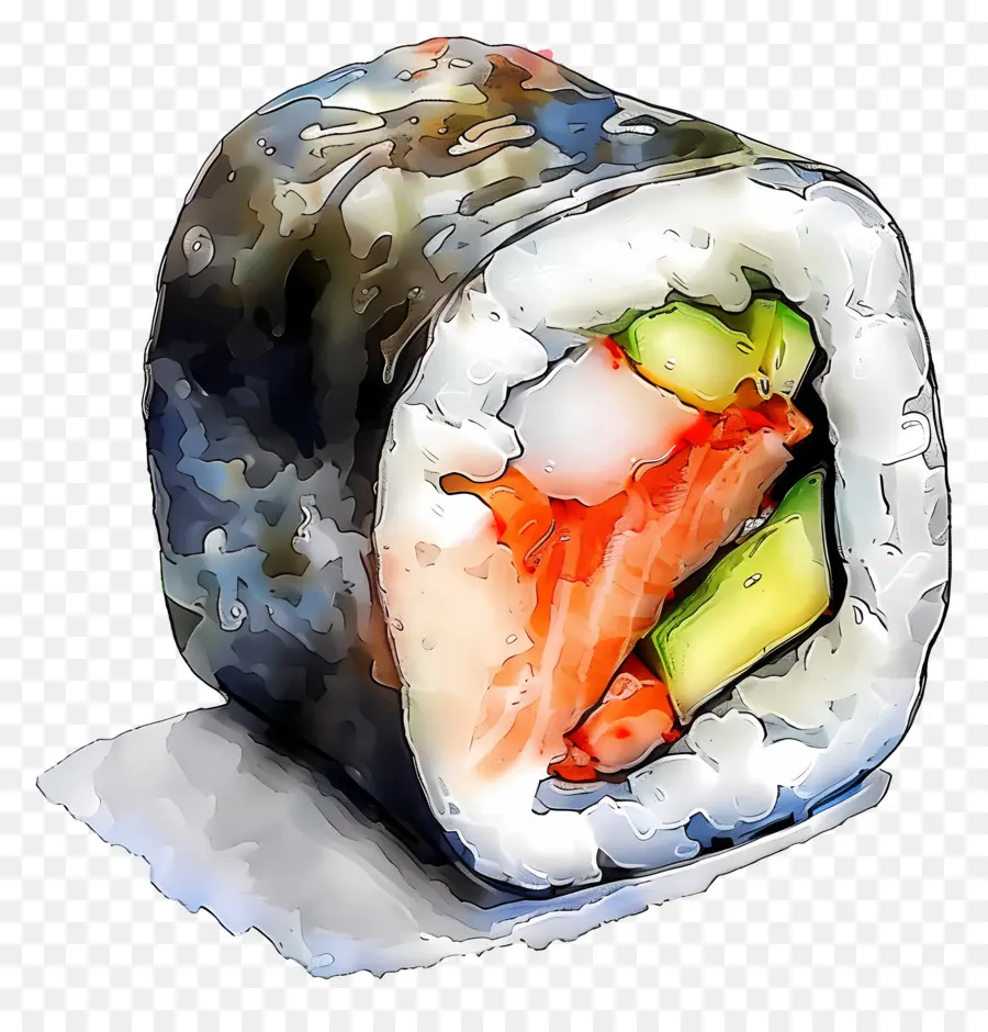 Rouleau De Sushi，Riz PNG