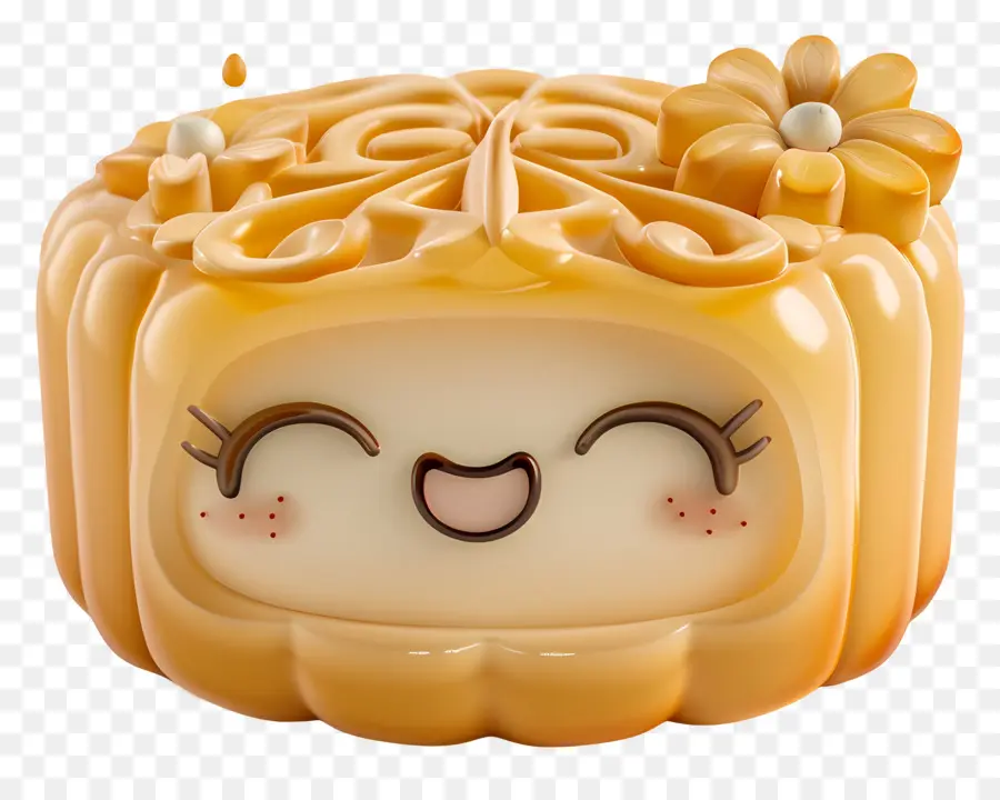 Gâteau De Lune，Gâteau De Lune Mignon PNG