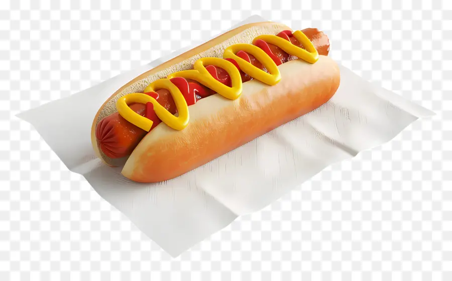 Hot Dog，Moutarde PNG