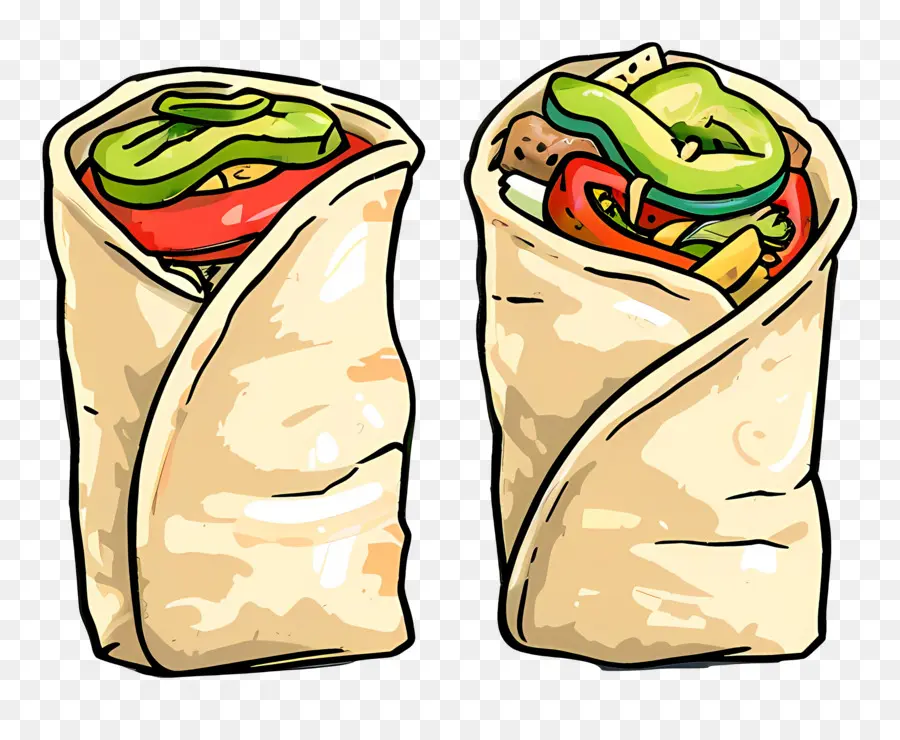 Burritos，Envelopper PNG