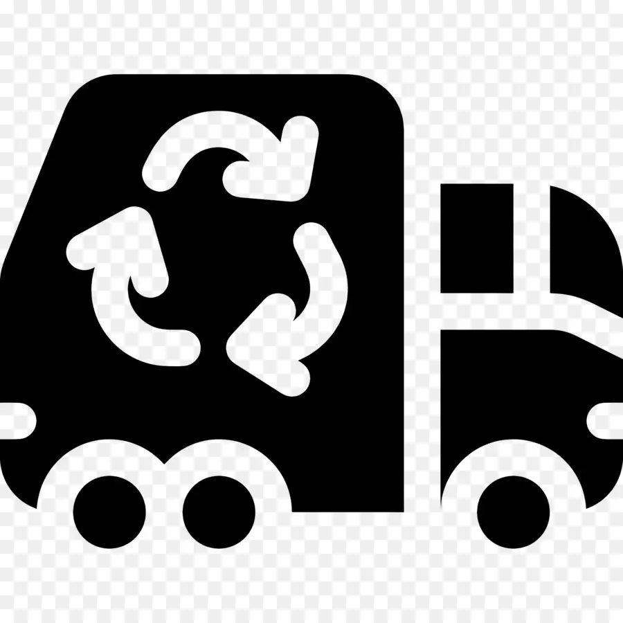 Recycler La Voiture，Camion De Recyclage PNG