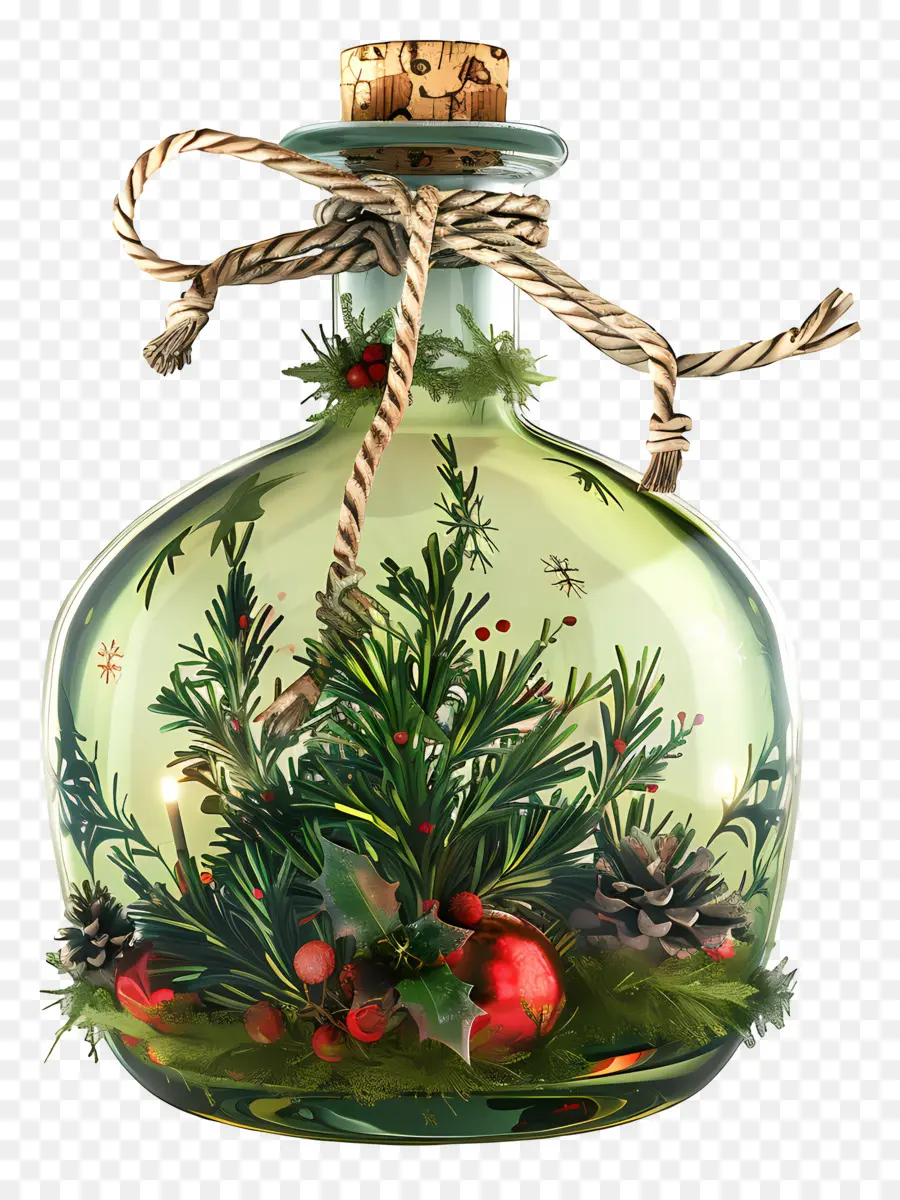 Bouteille De Noël，Bouteille PNG