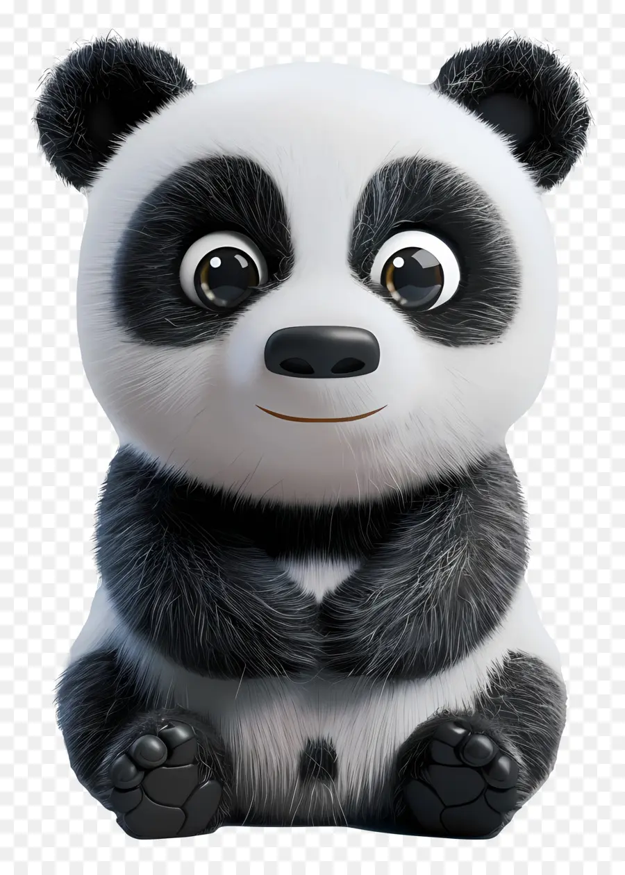 Panda，Joli Visage De Panda PNG