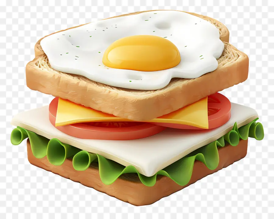 Sandwich，Sandwich Avec Un œuf PNG