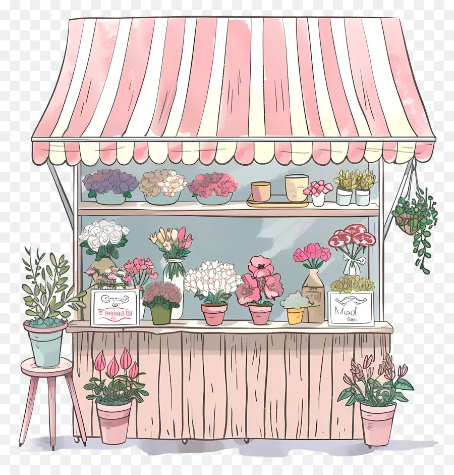 Stand De Boutique De Fleurs，Boutique De Fleurs PNG