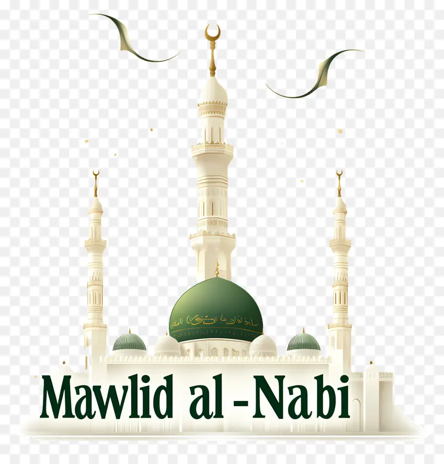 Mawlid Al Nabi，Mosquée Blanche PNG