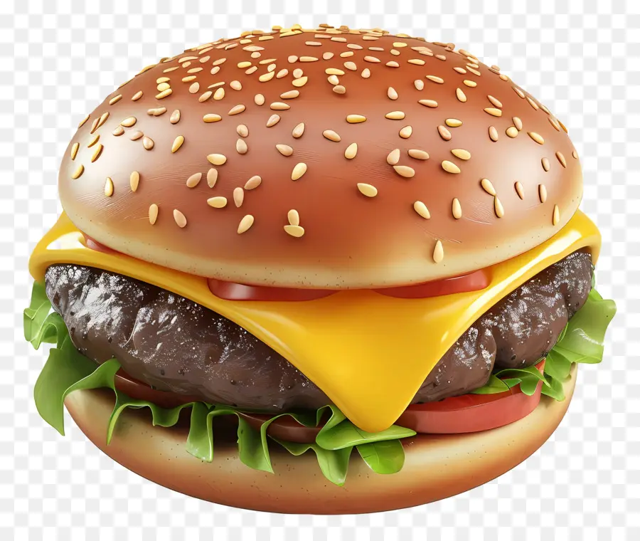 Cheeseburger，Laitue PNG