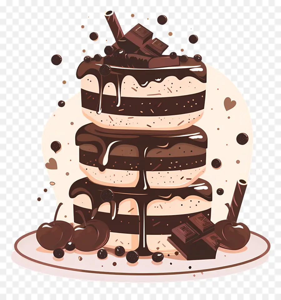 Dessert Au Chocolat，Gâteau Au Chocolat PNG