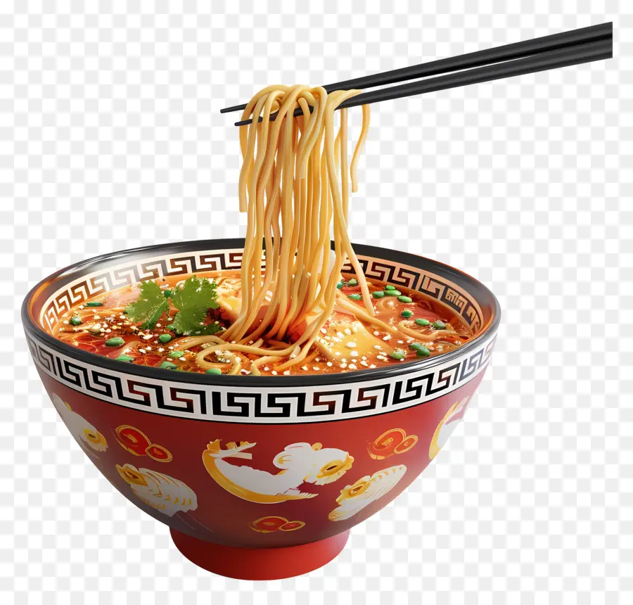 Ramen Dans Le Bol，Bol De Nouilles PNG