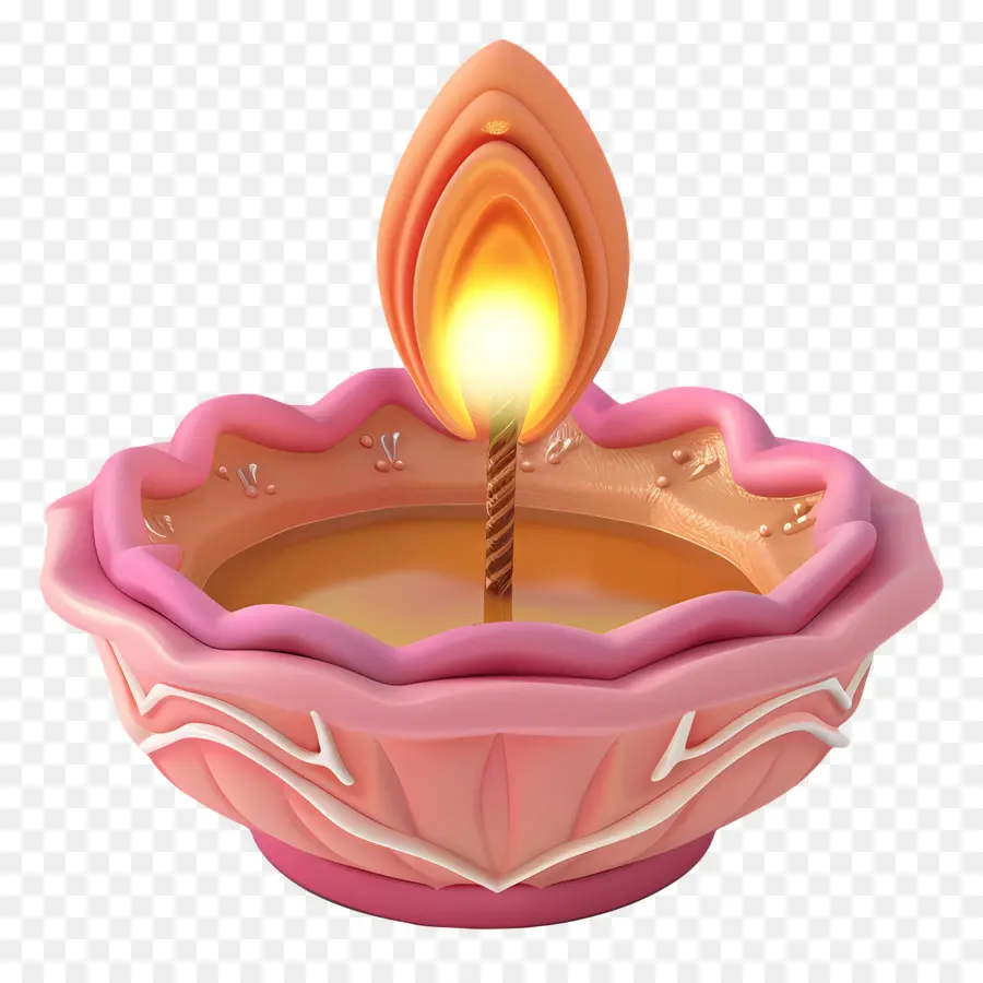 Diwali Diya，Lampe à Huile PNG