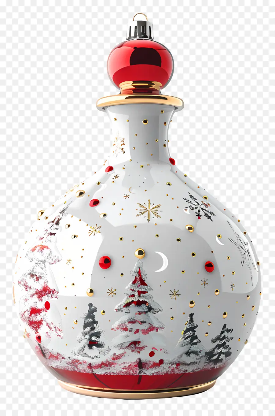 Bouteille De Noël，Bouteille Décorative PNG