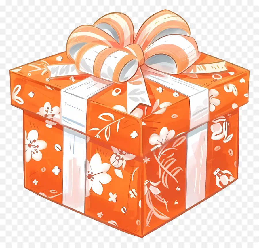 Coffret Orange，Coffret Cadeau PNG