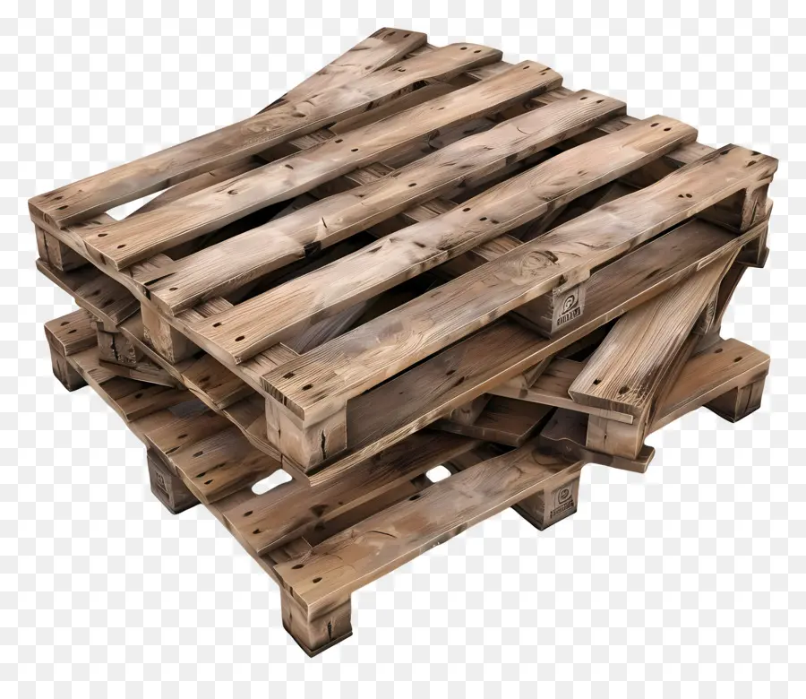 Palettes En Bois，Empiler PNG