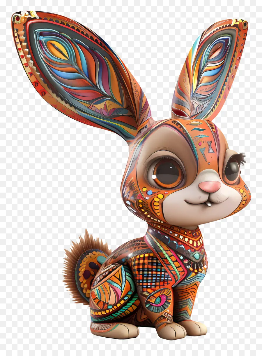 Lapin Mignon，Lapin Coloré PNG