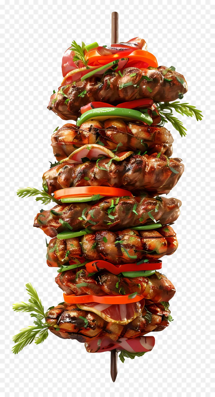 Kebab，Brochette De Kebab PNG