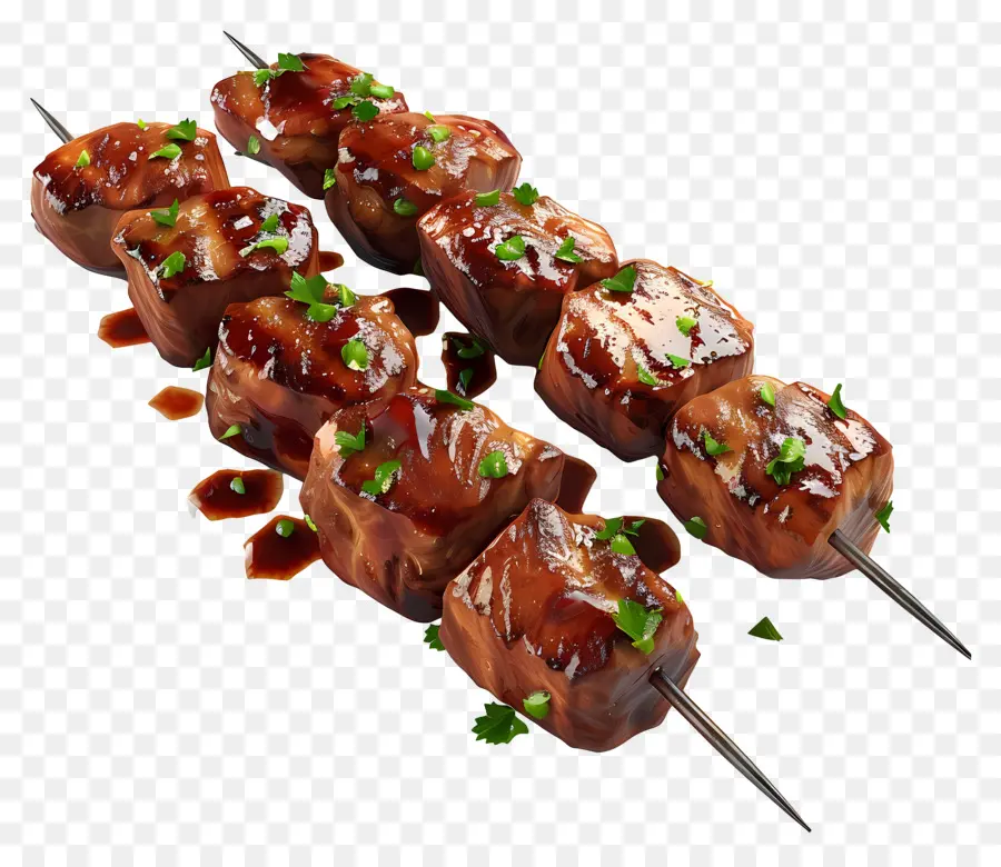 Brochettes De Viande，Brochettes Grillées PNG