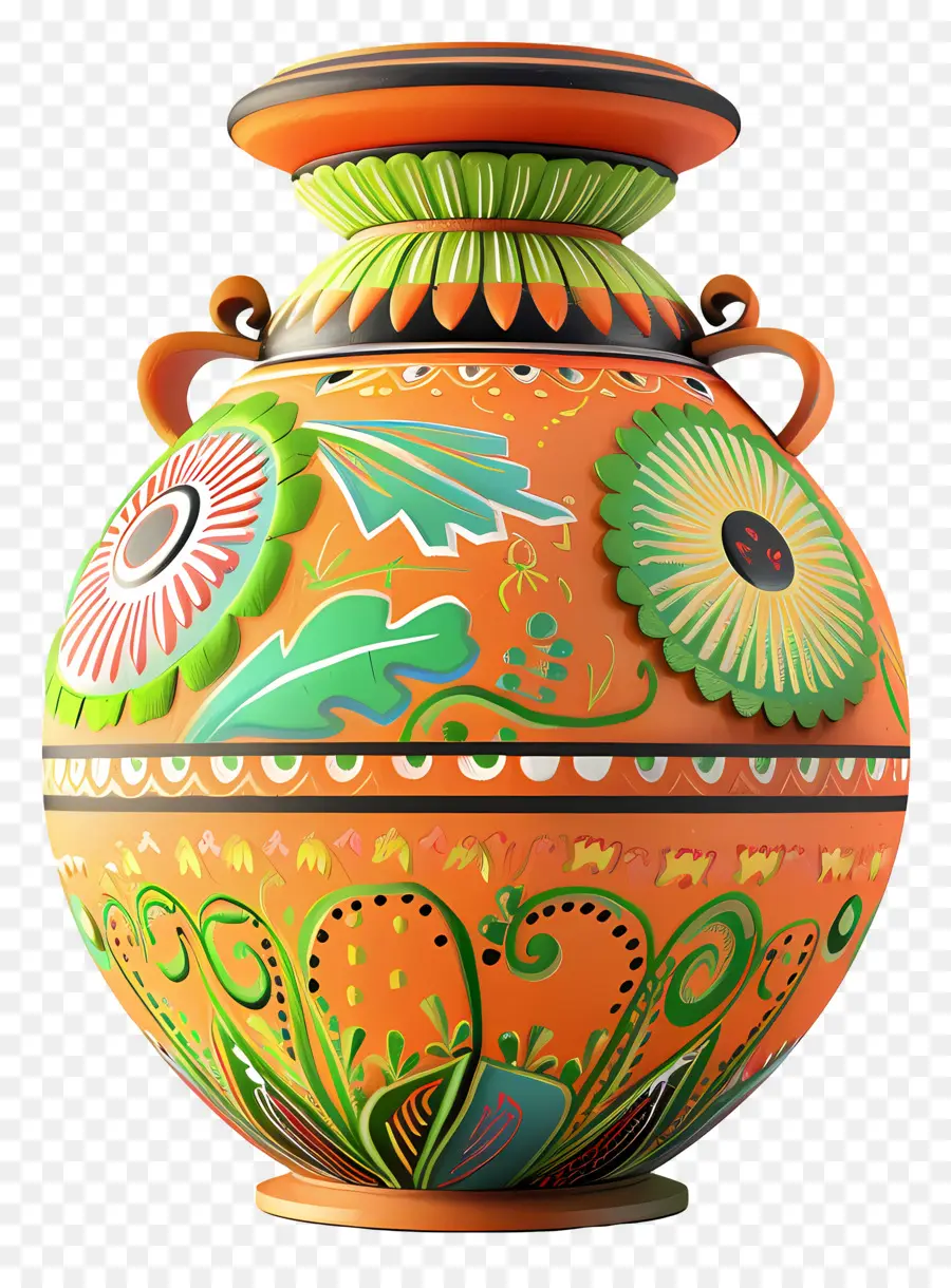 Kalash，Vase Décoratif PNG