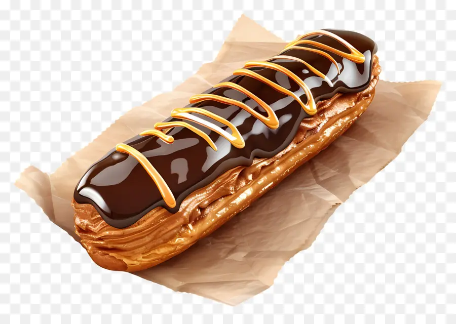 Éclair，Chocolat PNG