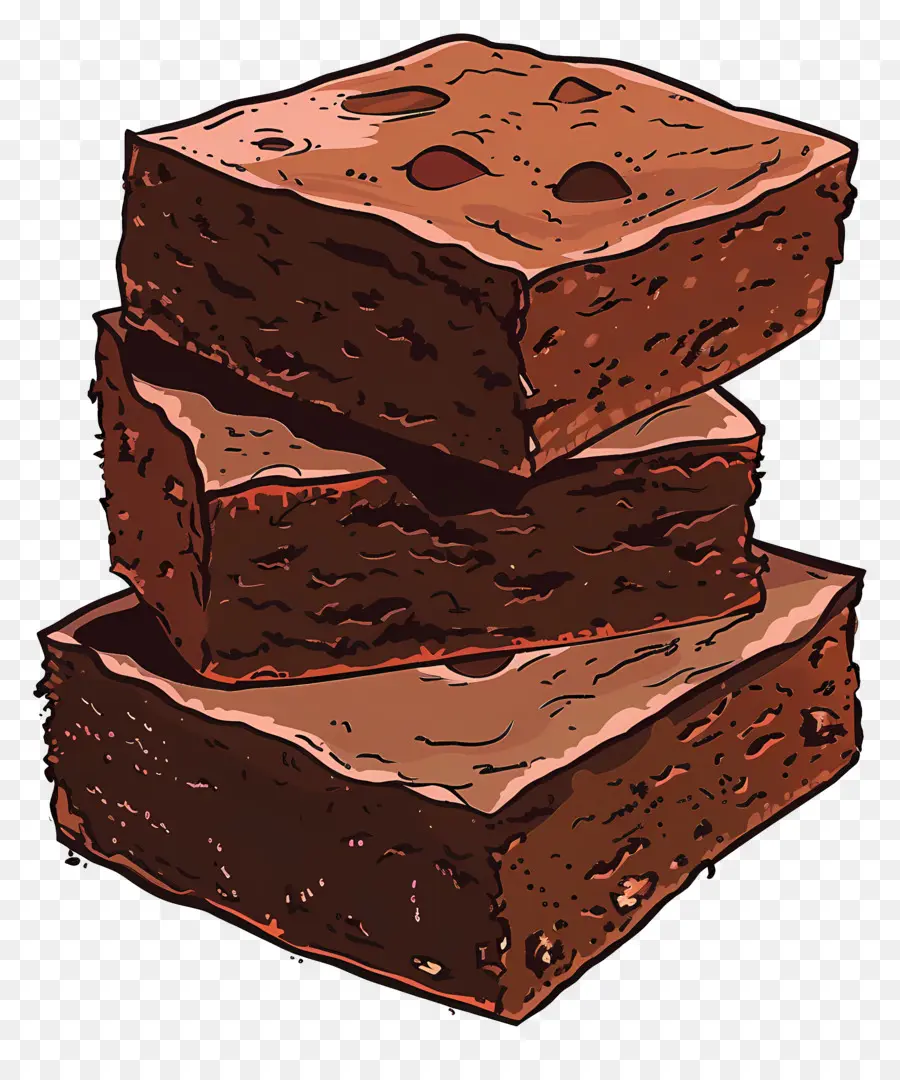 Brownies，Chocolat PNG