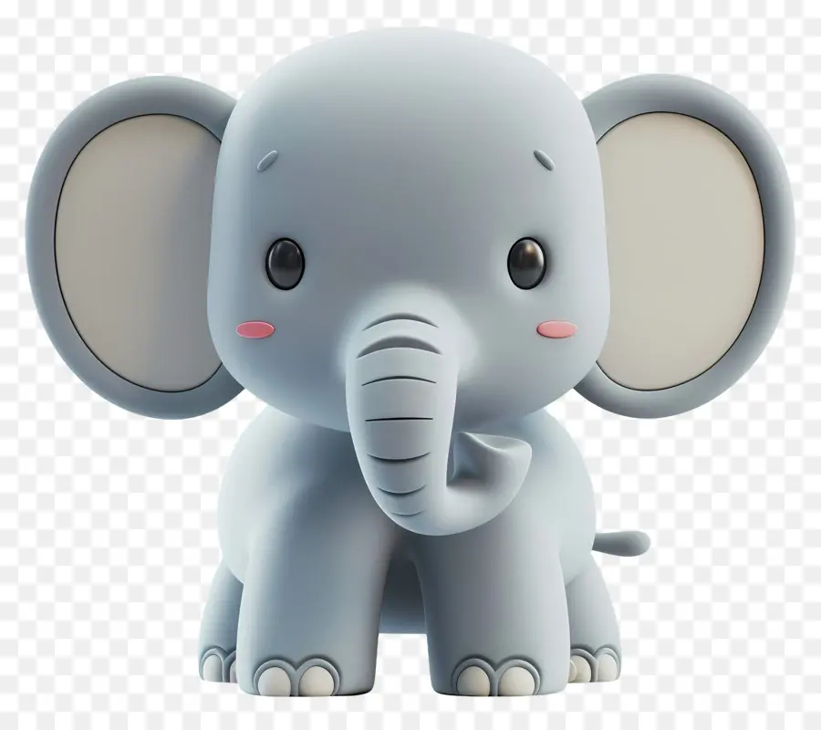 L'éléphant，Mignon éléphant PNG