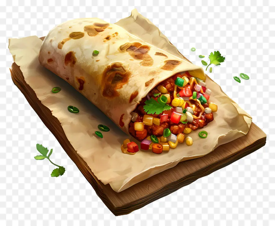 Burrito，Envelopper PNG