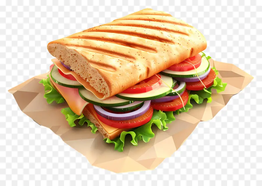 Sandwich，Légumes PNG