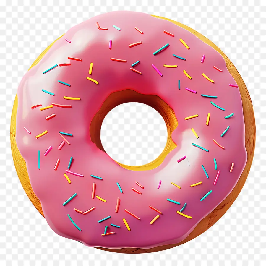 Donut，Beignet Souriant PNG