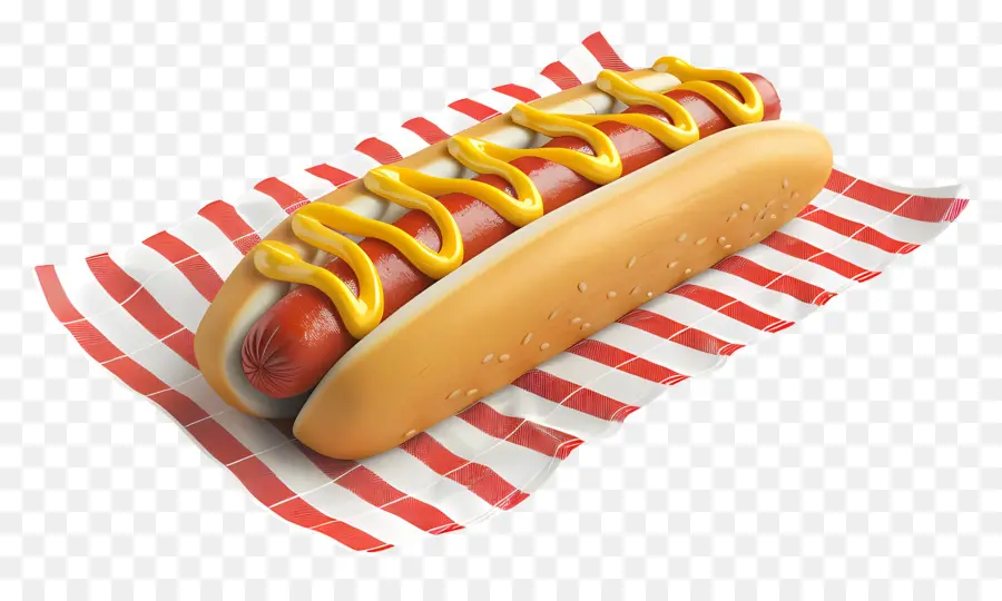 Hot Dog，Moutarde PNG