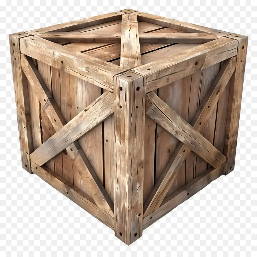 Boîte En Bois De Fret，Caisse En Bois PNG