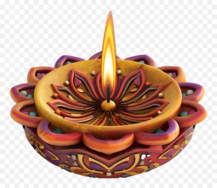 Diya De Diwali，Diya Lampe PNG