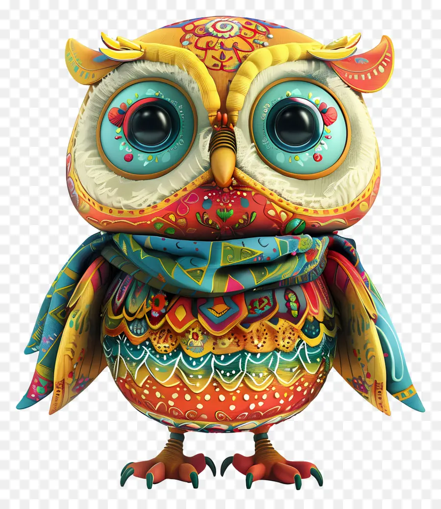 Hibou Mignon，Hibou Coloré PNG