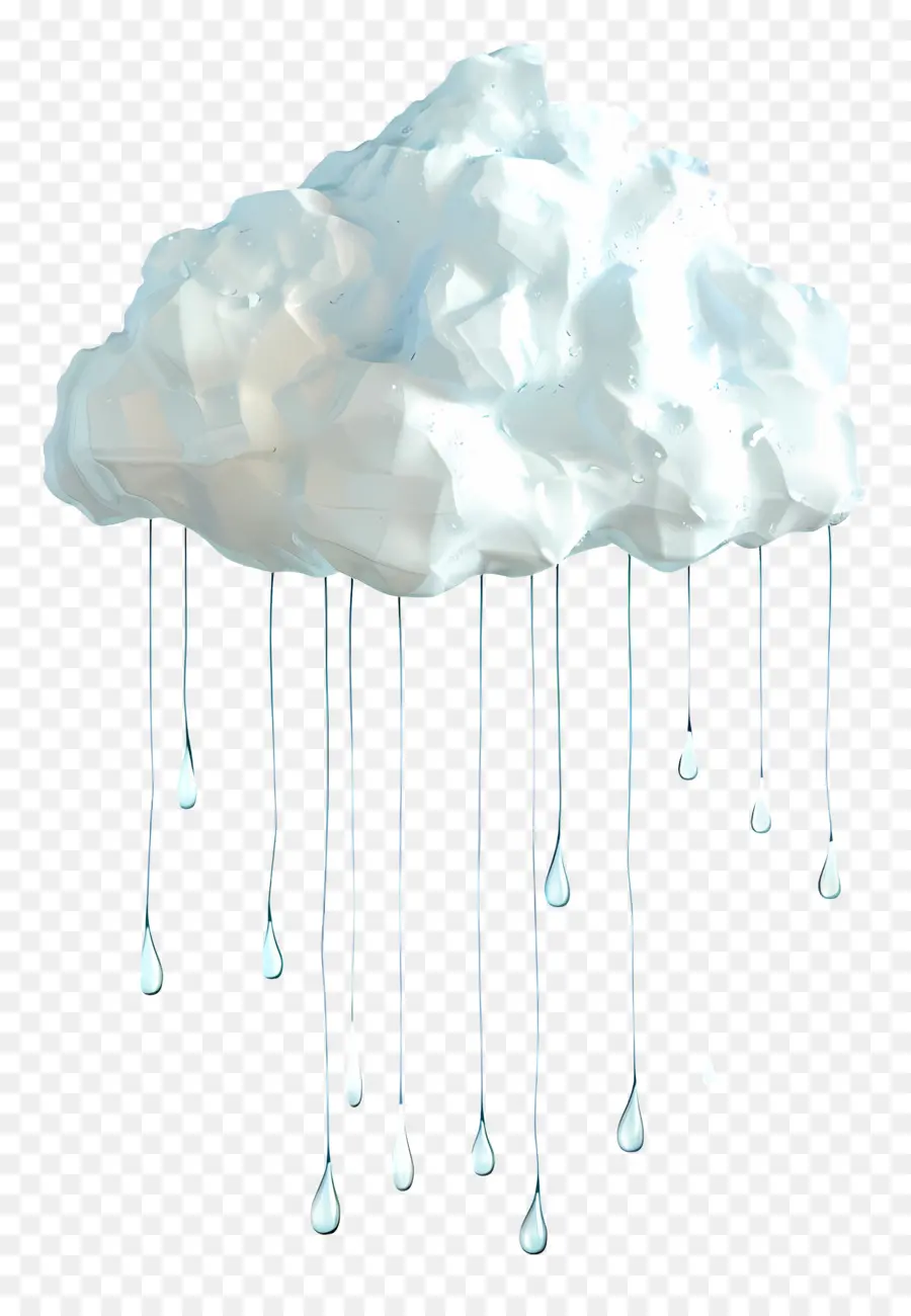 Goutte De Pluie，Nuage De Pluie PNG