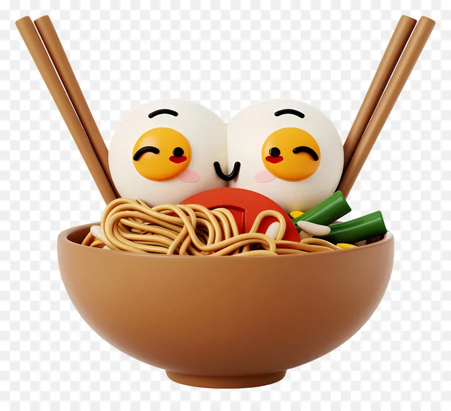 Ramen Dans Le Bol，Bol De Nouilles PNG